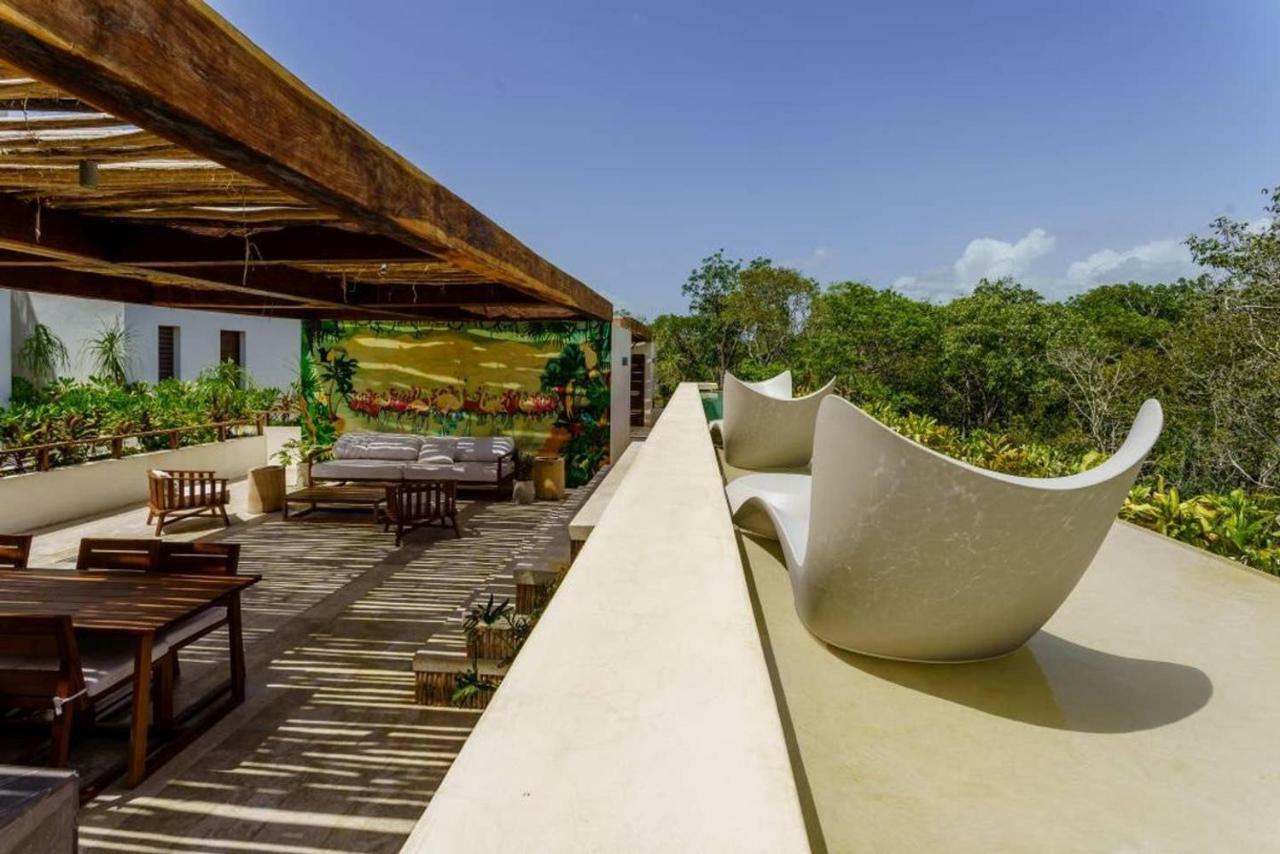 Jungle Luxury In Private Residential Area & Stunning Rooftop By Stella Rentals Tulum Pueblo Buitenkant foto