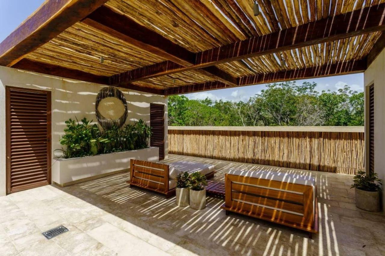 Jungle Luxury In Private Residential Area & Stunning Rooftop By Stella Rentals Tulum Pueblo Buitenkant foto