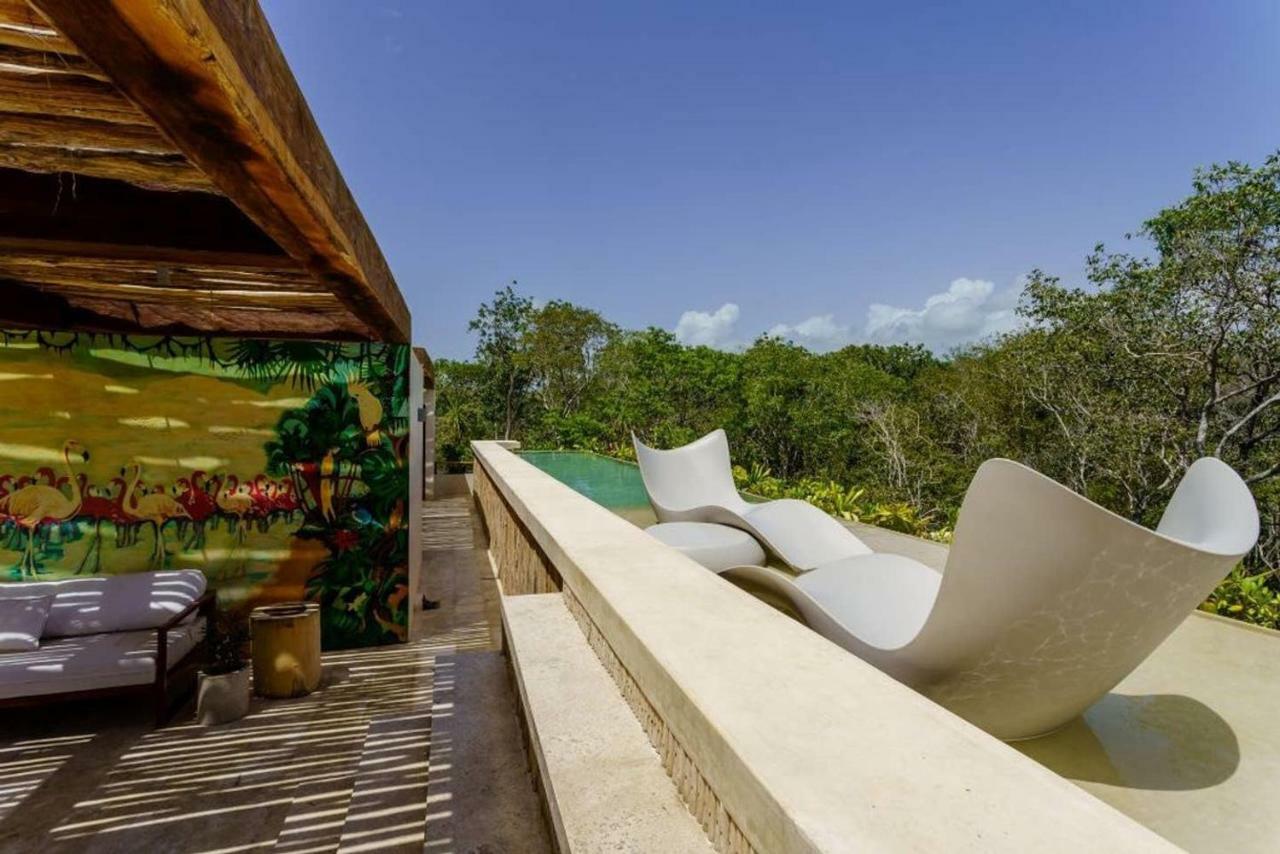 Jungle Luxury In Private Residential Area & Stunning Rooftop By Stella Rentals Tulum Pueblo Buitenkant foto